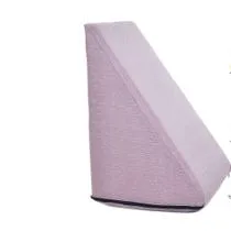 Travesseiro Triangular Encosto Anatômico Almofada de Apoio Espuma D33 Capa Removível Zíper Adulto
