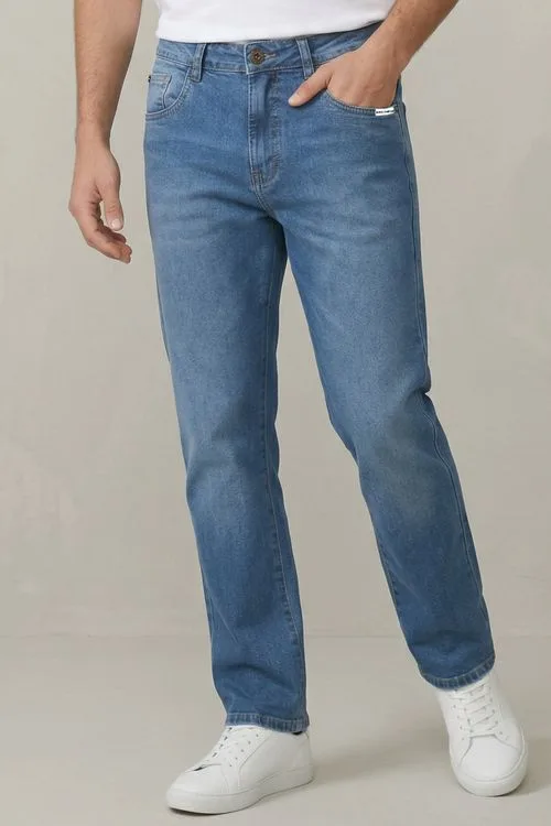 Calça Jeans Masculina Regular Confort Polo Wear