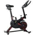 Bicicleta Spinning Mecânica Wonderfit Go Vermelha Roda de Inercia 4kg (WSB04HBTA-VM) - Preto+Vermelho