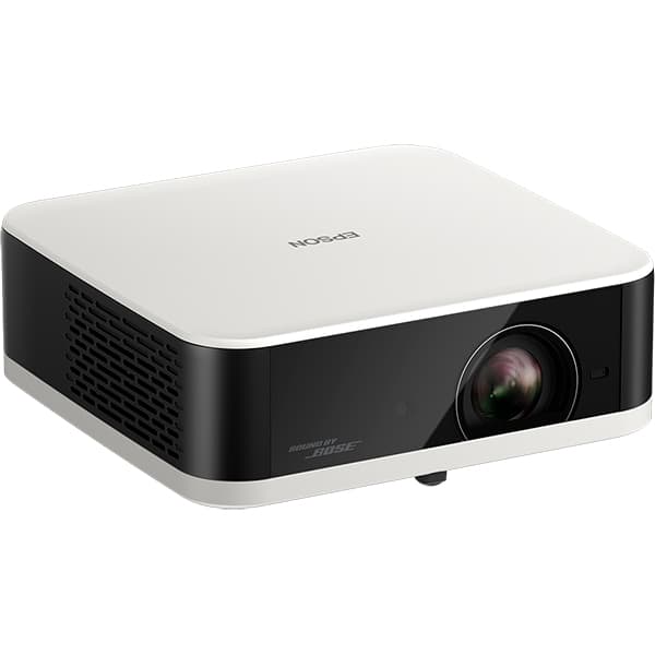 Projetor portátil Epson Lifestudio Pop - Branco Pérola - Full HD com som Bose, aplicativo Epson Projection Studio, Google TV integrada e tecnologia Triple Core Engine para acompanhar o seu estilo de vida CX 1 UN