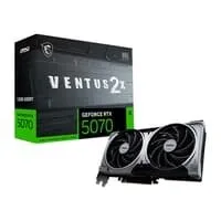 Placa de Vídeo MSI GeForce RTX 5070 12G VENTUS 2X OC,12 GB GDDR7, 28Gbps, NVIDIA GeForce RTX 5070- G5070-12V2C