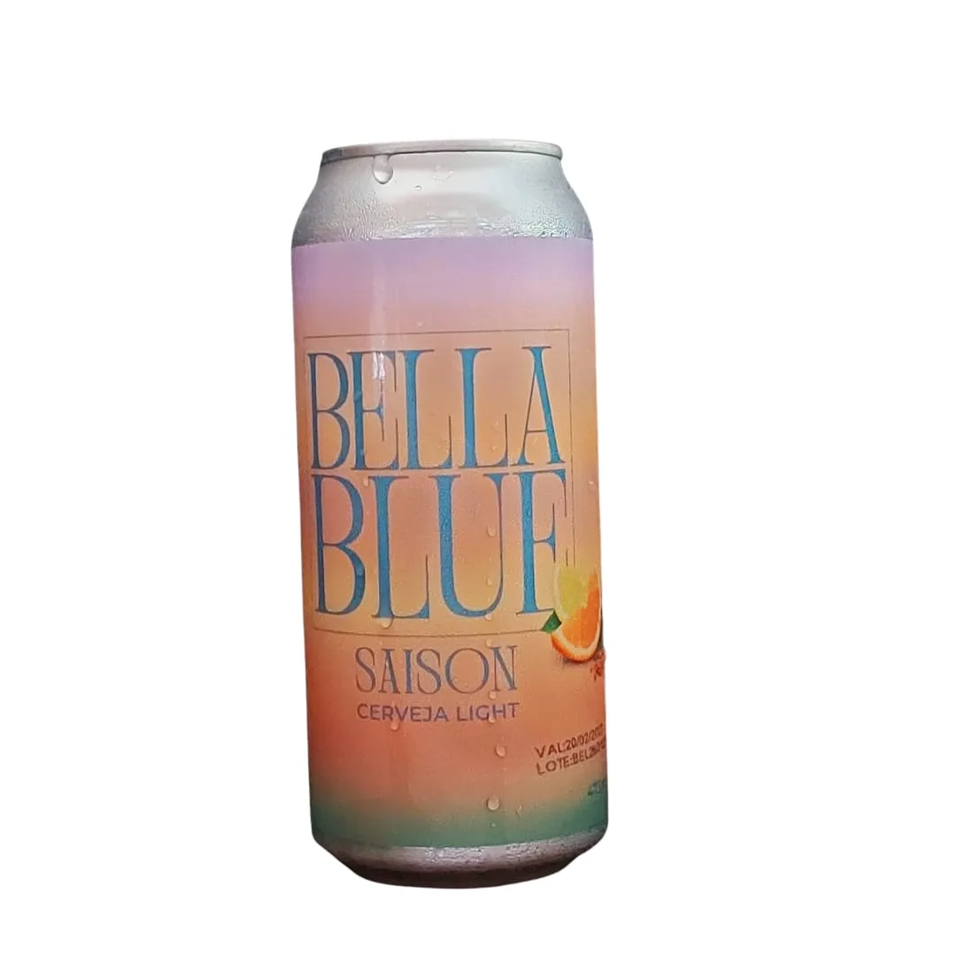 Cerveja Coice da Mula Bella Blue - Saison Cerveja Light 473 ml