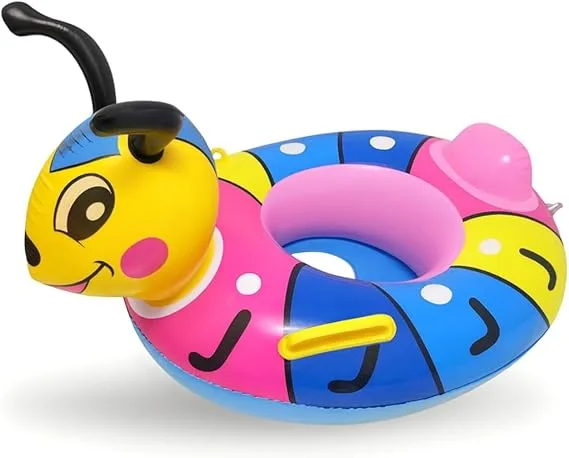 Boia Inflável Infantil com Assento – Modelos Animais, Carros, Unicórnio, Tubarão e Muito Mais – Brinquedo de Piscina e Praia para Crianças