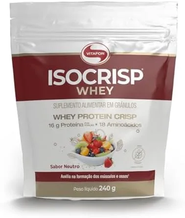 Isocrisp Whey Refil (240g), Neutro, VitaFor