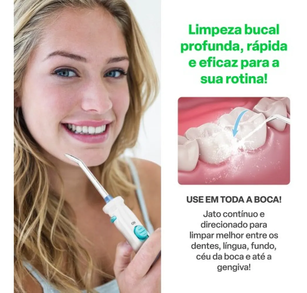 Irrigador Oral Profissional Clearpik Portable Limpeza