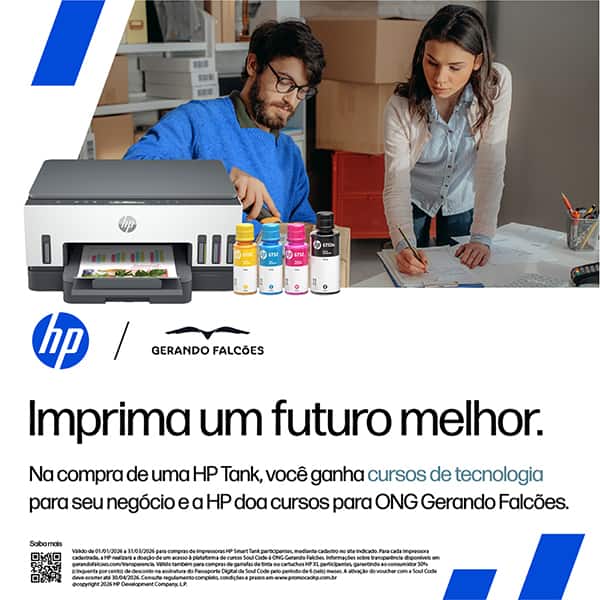 Impressora Multifuncional HP Smart Tank 724 Tanque de Tinta, Colorida, Duplex, USB, Wi-fi, Bluetooth, Bivolt, 2G9Q2A, HP - CX 1 UN