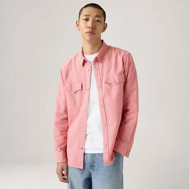Camisa Levi's® Relaxed Western Vermelha