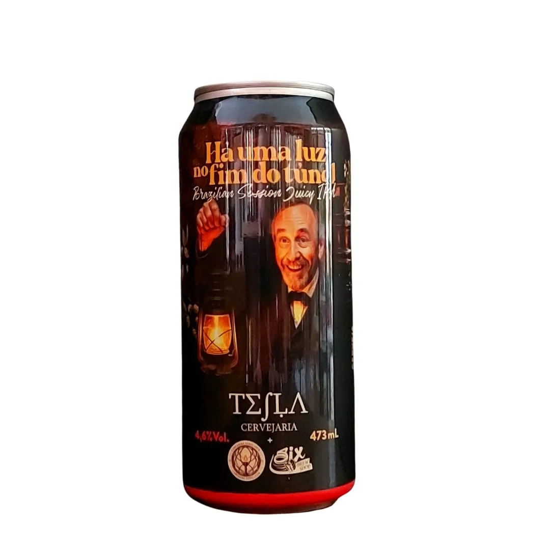 Cerveja Tesla Há Uma Luz no Fim do Túnel Brazilian Session Juiyc IPA 473 ml