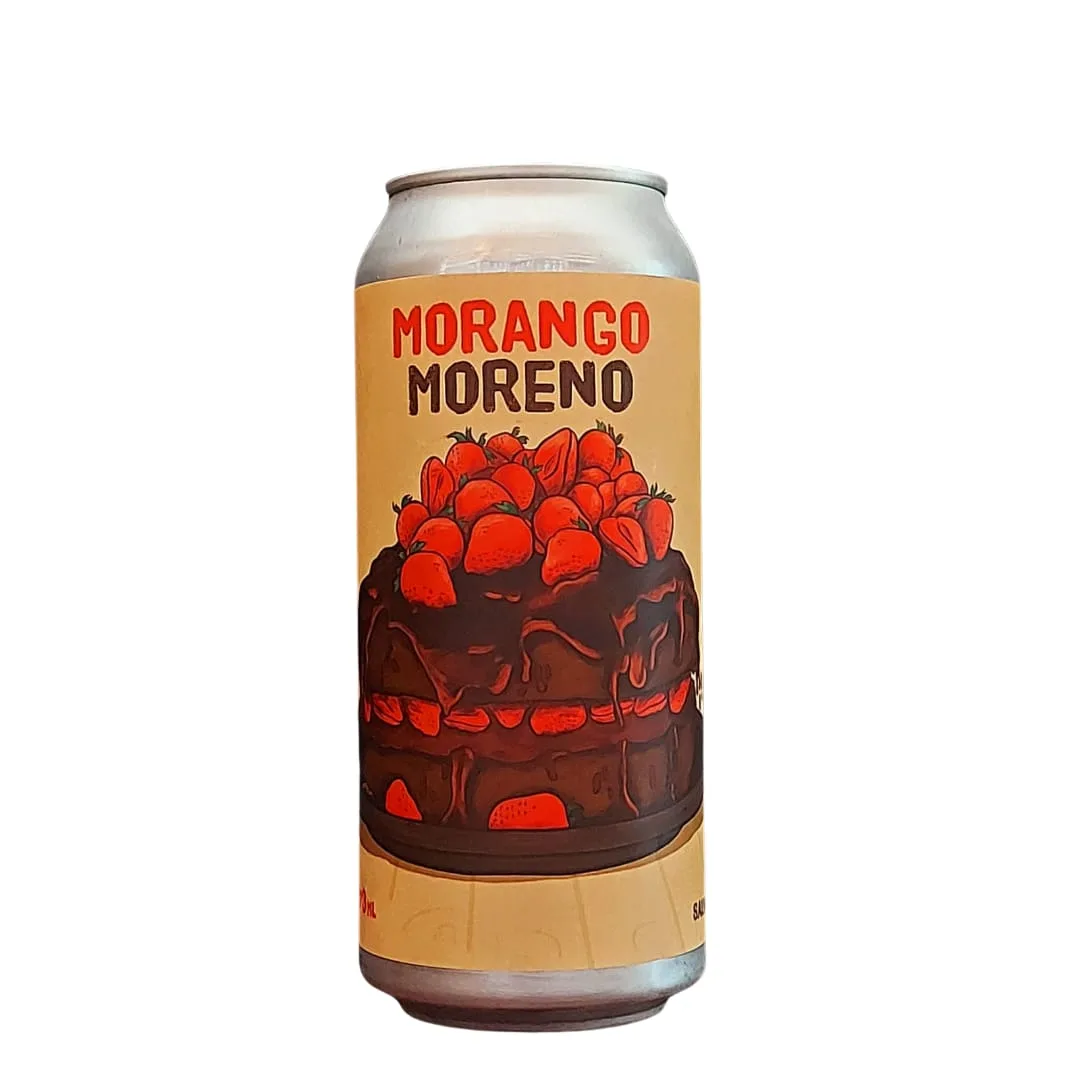 Cerveja Salvador Morango Moreno Pastry Stout 473 ml