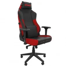 Cadeira Gamer PCYes Prime Red Magma, Ajustável, Reclinável, 4D, Tecido, Preto e Vermelho, PCGP-RD