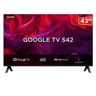 Smart TV Semp 43" S42 FHD, Wi-FI, HDR, Bluetooth, Google TV 43S42