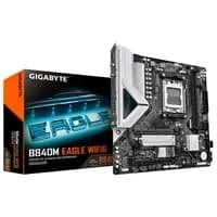 Placa Mãe Gigabyte B840M EAGLE WIFI6, AMD AM5, Micro ATX, DDR5, RGB, Wi-Fi 6, Bluetooth, Preto - B84MELW-00