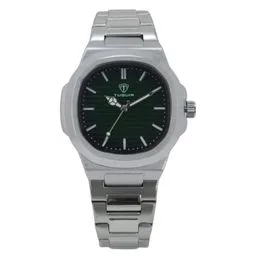 Relógio Masculino Tuguir Quartz Infinity TG30441 Verde|Prata