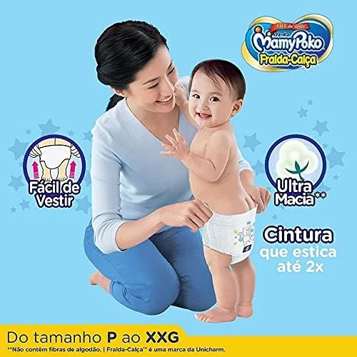 MamyPoko Fralda-Calça Premium Seca Xxg 44 Unidades