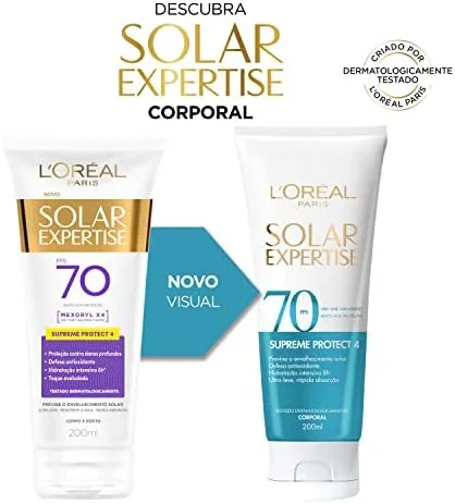L'Oréal Paris Solar Expertise Supreme Protect 4 FPS70 - Protetor Solar Corporal 200ml