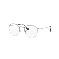 Armação de Óculos de Grau Unissex Ray-Ban Redondo RX3947VL Cor Prata - RAY BAN
