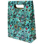 Caixa trapézio duplex 250g 29,5x8x23 floral azul Kawagraf PT 1 UN