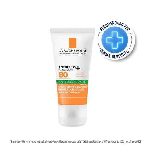 Protetor Solar Facial Anthelios Airlicium Incolor FPS 80 40g La Roche-Posay