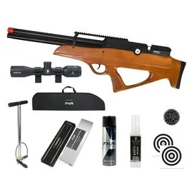 Carabina PCP Nova Vista Behemoth PS-R2-SF 6,35 + Kit Pro