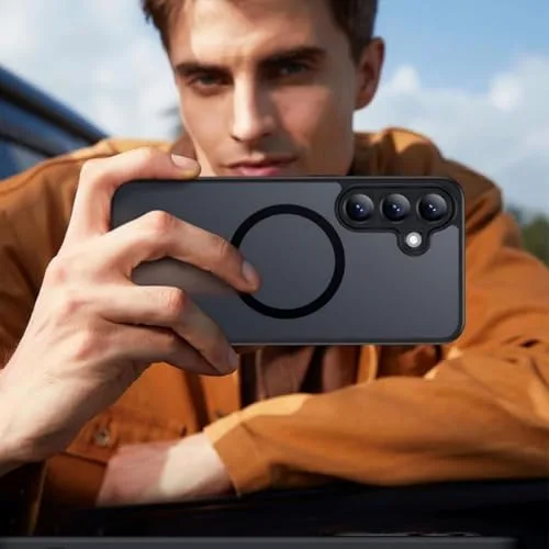 FIT IT Capa Case Magnética Tpu para Samsung Galaxy S25 Fe, Proteção para Câmera