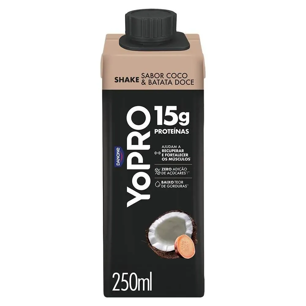 Bebida Láctea Yopro Coco Com Batata-doce 15g 250ml