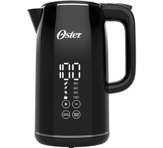 Chaleira Digital Oster Black 1,7L com Controle de Temperatura