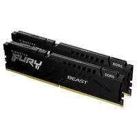 Memória RAM Kingston Fury Beast, 32GB (2x16GB), 5200MHz, DDR5, CL40, para Intel XMP, Preto - KF552C40BBK2-32