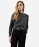 suéter básico feminino cropped de tricot vinho