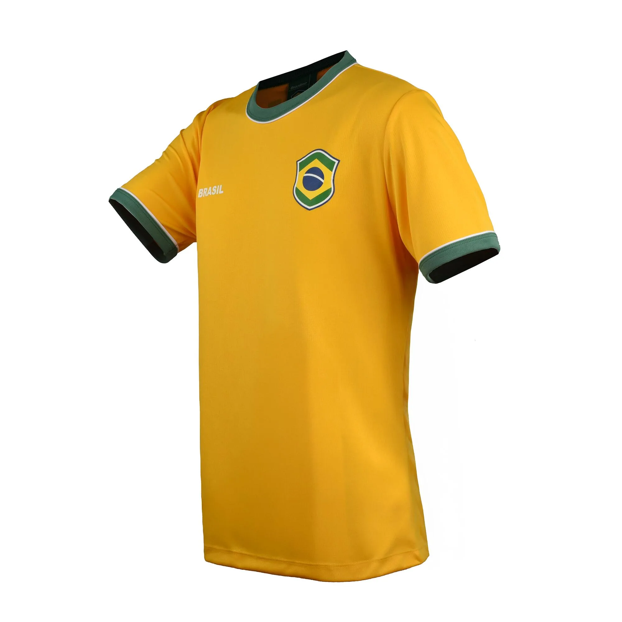 Camisa Masculina de Futebol Brasil Braziline Amarela