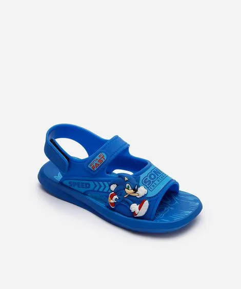 sandália infantil grendene sonic azul