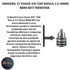 Mandril C/ Chave Furadeira 3/8 *24f Rosca 1.5-13mm Bom-5017