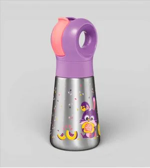 Garrafa Infantil em Inox Coelho 350ml