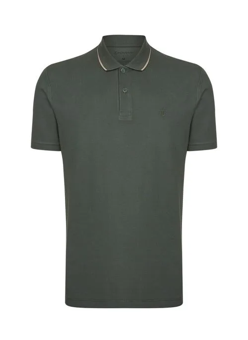 Polo Básico Moda Slim Masculina Individual