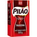 Café Torrado e Moído Pilão 500g, Tradicional, Pilão - PT 1 UN