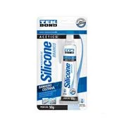 Adesivo de silicone acético 50g branco Tekbond