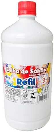 BrasilFlex | Refil de Bolhas de Sabão Atóxica | 1 Litro