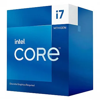 Processador Intel Core i7 14700F, 3.4 GHz (5.4GHz Turbo), 14ª Geração, 20-Cores 28-Threads, LGA 1700, BX8071514700F
