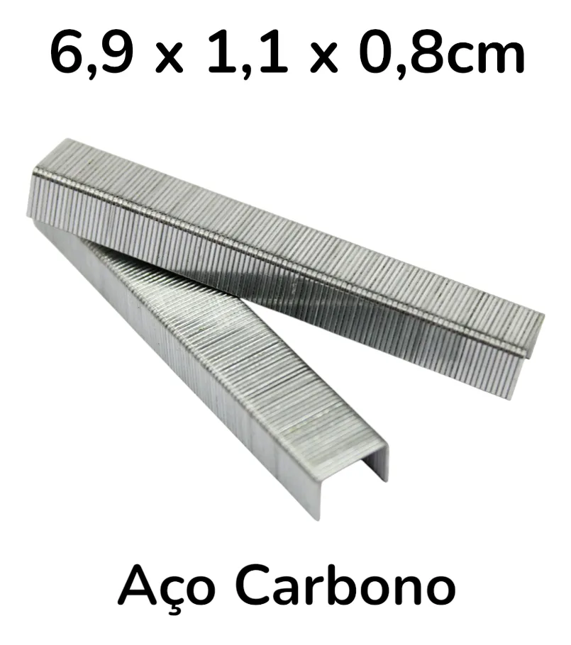 Grampeador De Madeira Sofá Artesanato Lona + 1000 Grampos