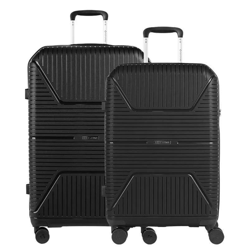 Kit 2 Malas de Viagem Grande e Média PP Prime - Preto
