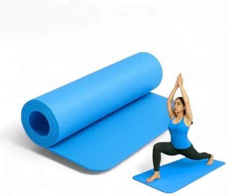 Tapete de Yoga Dupla Camada EVA 6mm Antiderrapante Pilates Fitness Ginástica