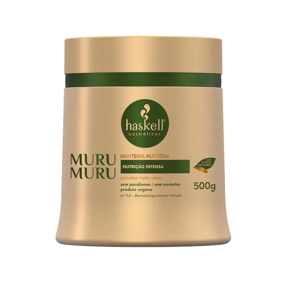Mascara Capilar Haskell Muru Muru Manteiga Nutritiva 500 g