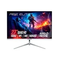 Monitor Gamer Rise Mode Elite 27", QHD, 165Hz, 1ms, IPS, FreeSync, HDR 400, HDMI e DisplayPort, sRGB 99%, Branco - RM-MOG-27F1652K-W, avaliação 4 estrelas de 5, R$ 999.99