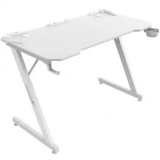 Mesa Gamer SuperFrame Epic, Com Suporte Para Headset e Copo, Branco, SF-TB-EP11060WF