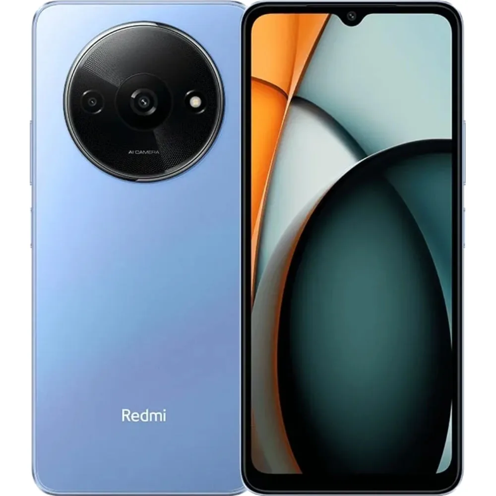 Smartphone Xiaomi Redmi A3 128GB 4GB RAM Dual SIM Tela 6.7 Câmera Traseira Dupla  8MP + QVGA com IA Azul