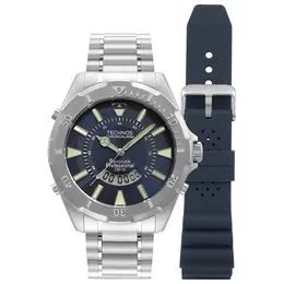 Relógio Masculino Skydiver Technos Prata WT2050AP/T1A - Coleção Exclusiva