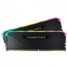 Memória DDR4 Corsair Vengeance RGB RS, 32GB (2x16GB), 3200MHz, Preto, CMG32GX4M2E3200C16