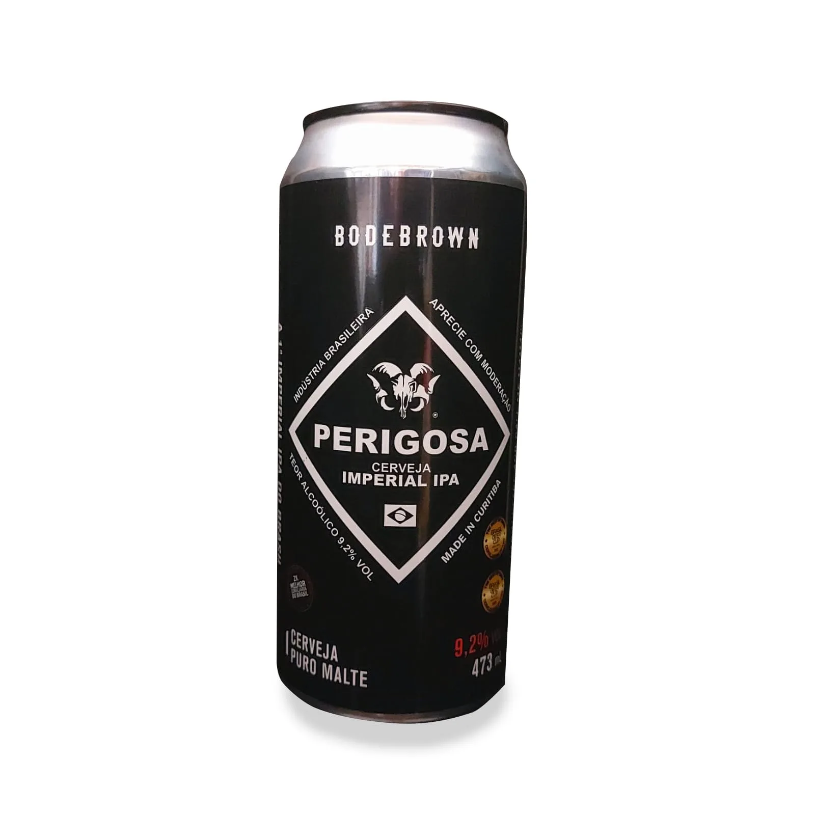 Cerveja Bodebrown Perigosa Imperial IPA lata 473 ml