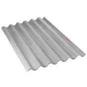 Telha Brasilit Ondulada de Fibrocimento 244x110cm 5mm Residencial Cinza