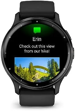 Garmin Relógio Venu 3 Preto 45mm com Monitor Cardíaco de Pulso e GPS