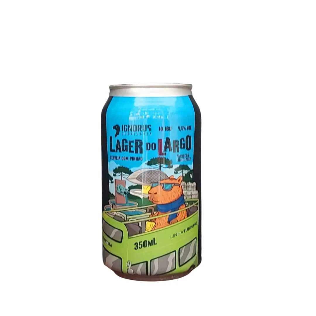 Cerveja Ignorus Lager do Largo American Light Lager 350 ml